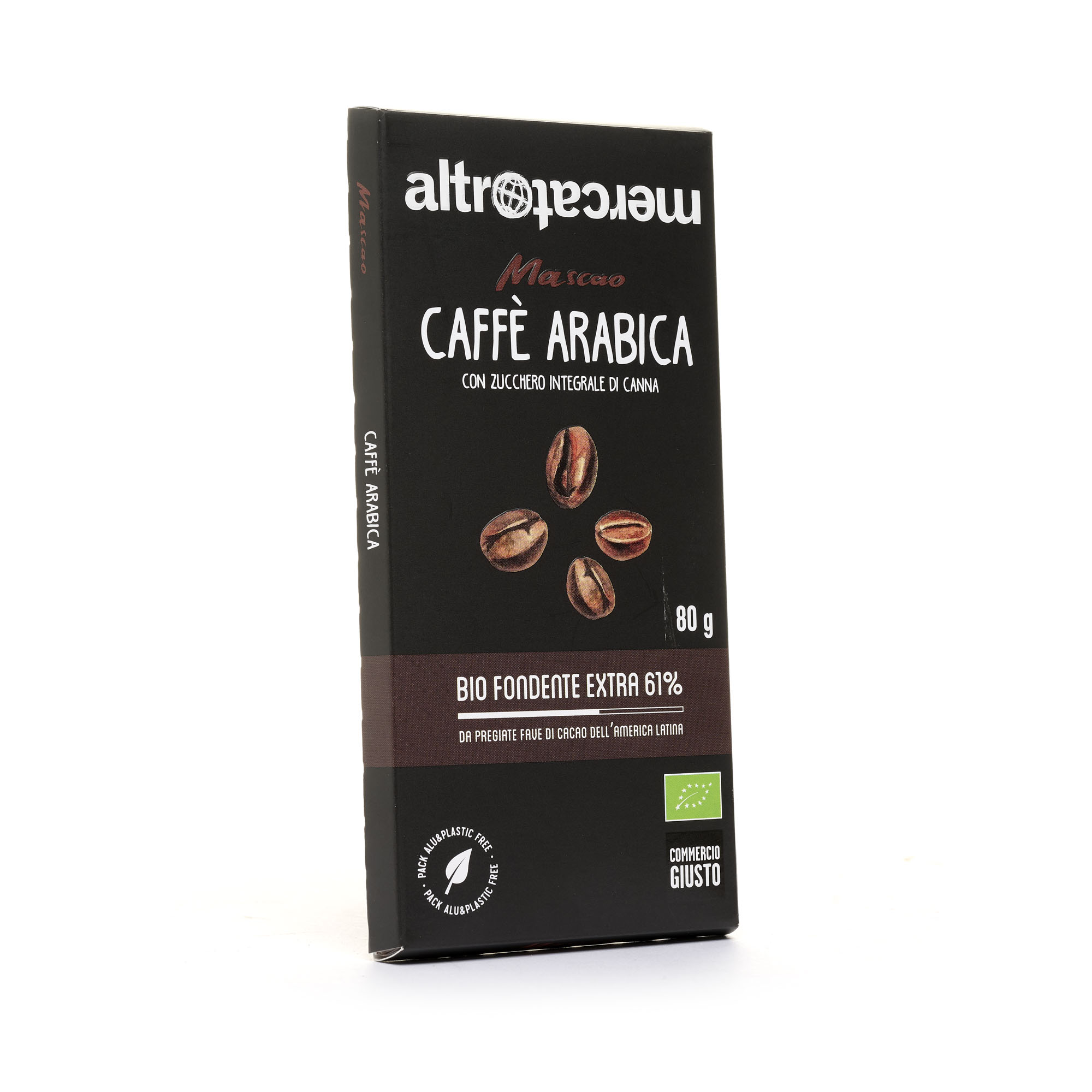 Cioccolato Mascao Fondente Extra 61% Caffè Arabica BIO - AltroMercato