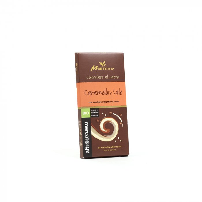 Cioccolato Mascao al Latte Caramello e Sale BIO - AltroMercato