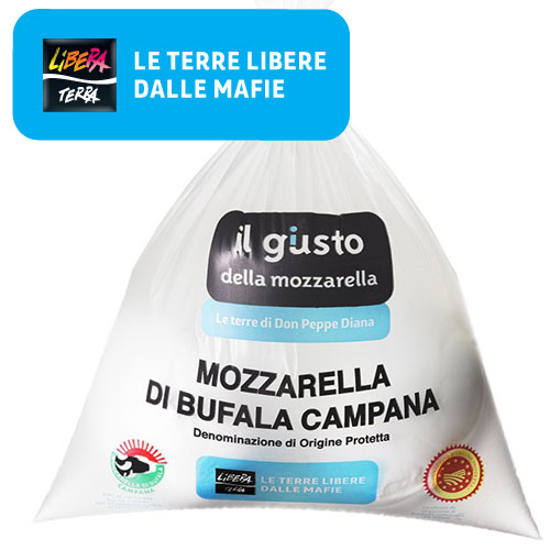 Mozzarella di Bufala Campana DOP – Libera Terra – 2x250gr