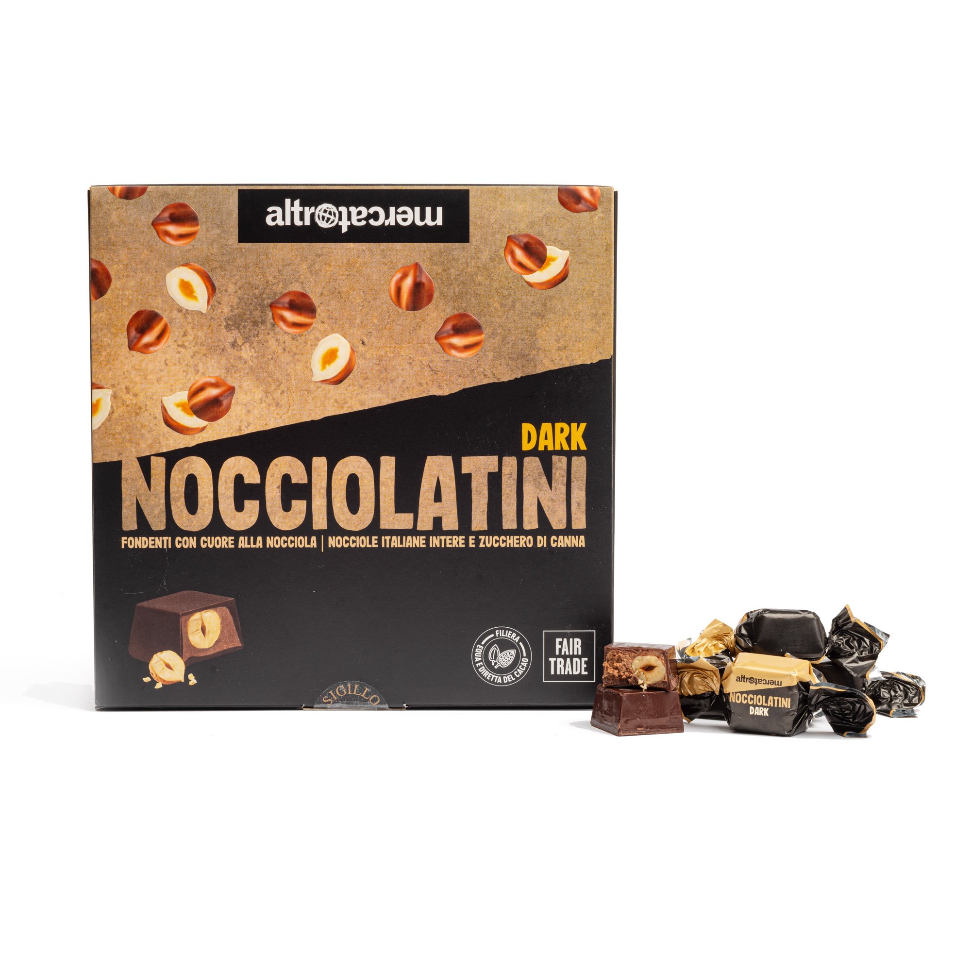 Cioccolatini Nocciolini Dark alla Nocciola - AltroMercato