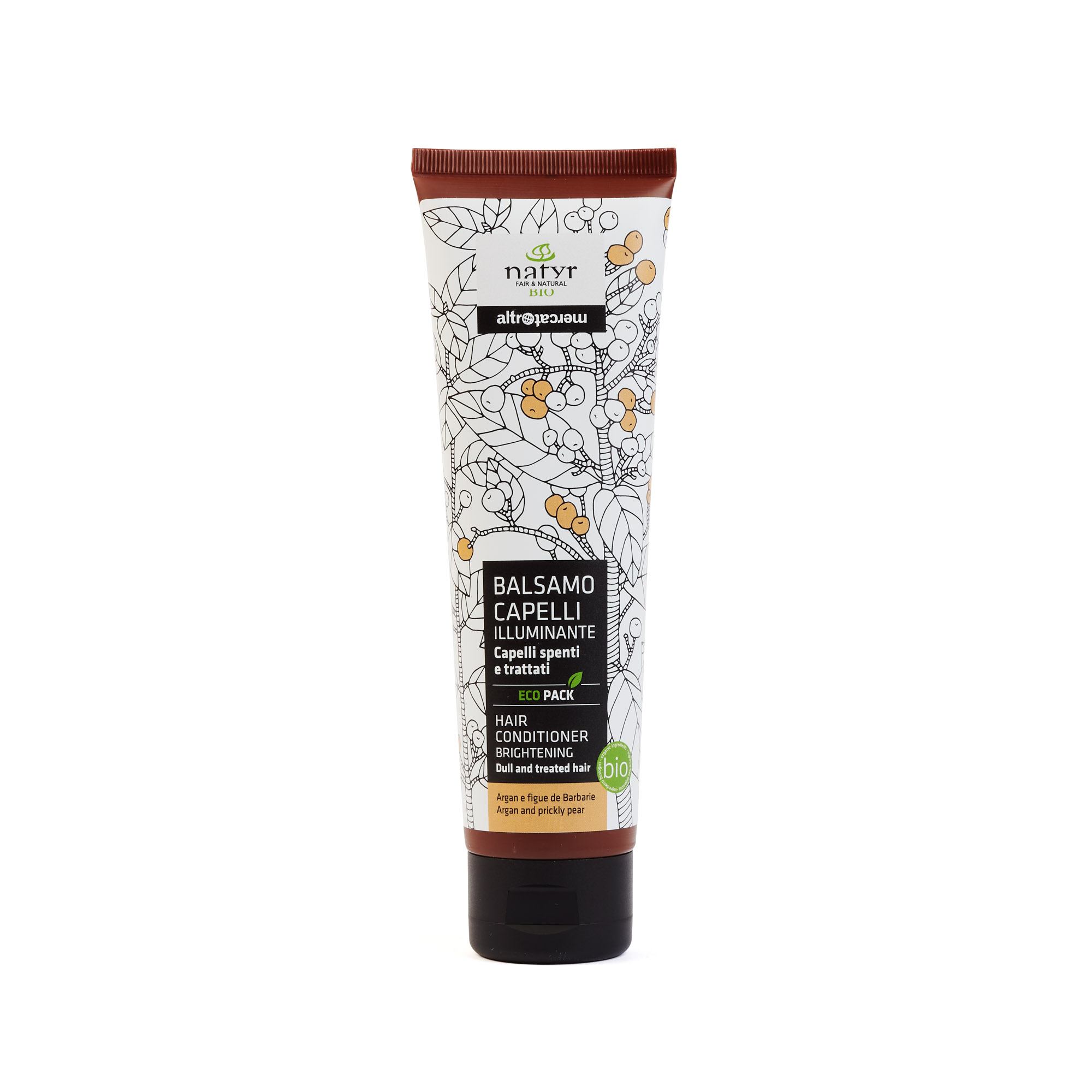 Balsamo capelli illuminante con argan e figue de barbarie bio -Linea Natyr - Altromercato