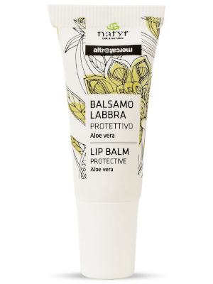 Balsamo labbra protettivo con aloe vera Bio - Linea Altromercato- Natyr